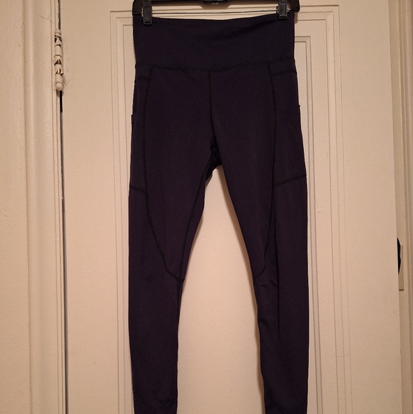 Black leggings size S, with a large pocket on each side - Picture 2 of 4